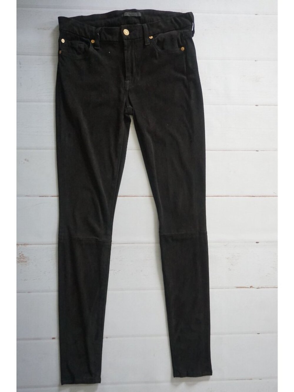 7 For All Mankind Women’s Black Skinny Pants – 27 - Picture 2 of 9